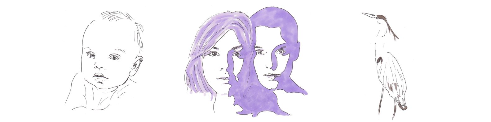 bannière exemples de portraits simples