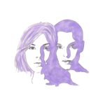 portrait double style simple popart