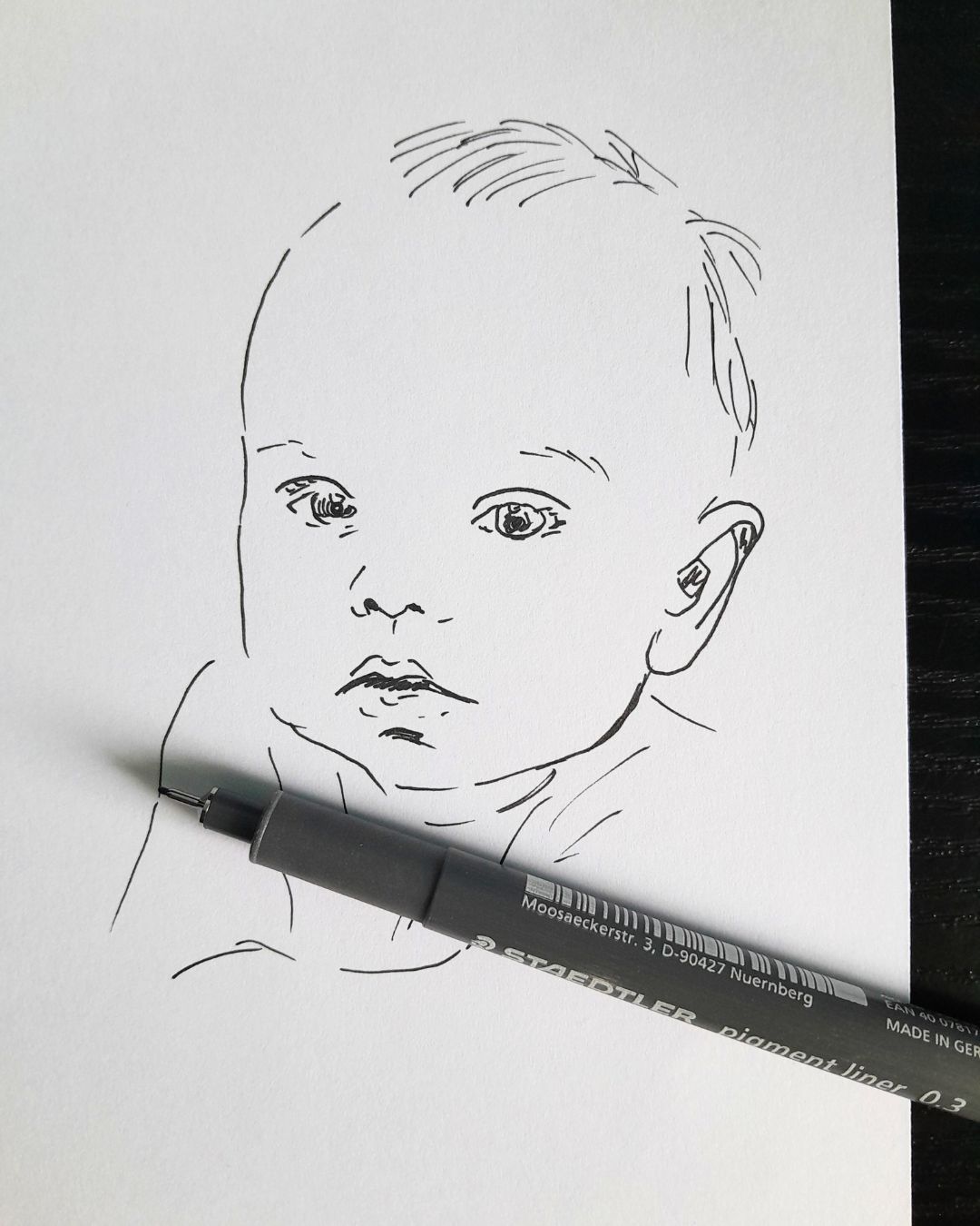 portrait enfant simple