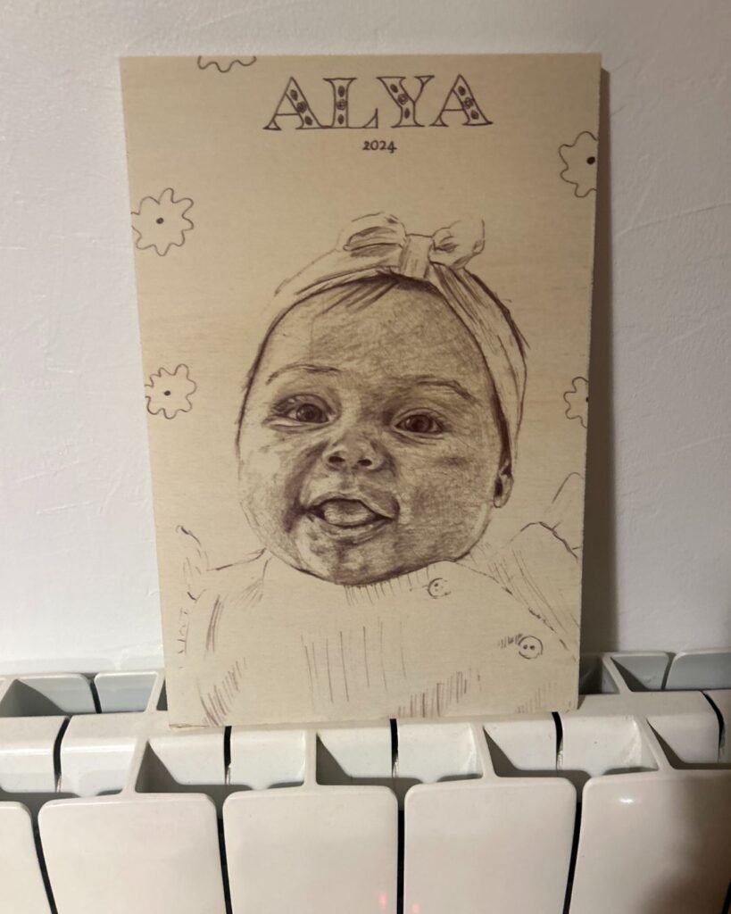 portrait bebe bic