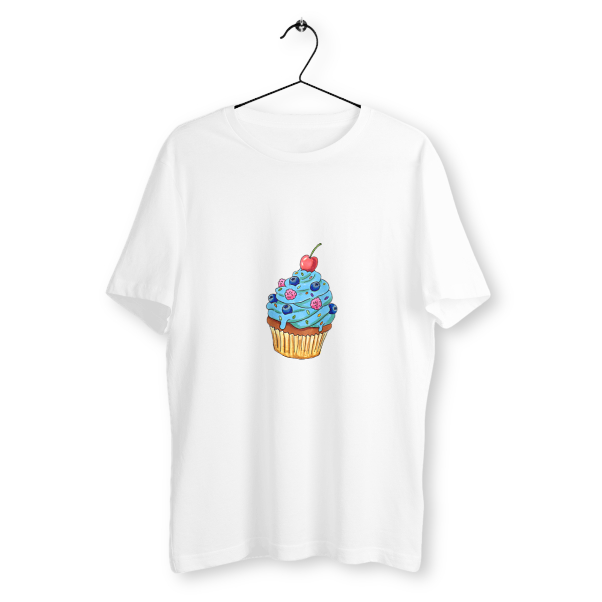 t shirt bio imprimé muffin