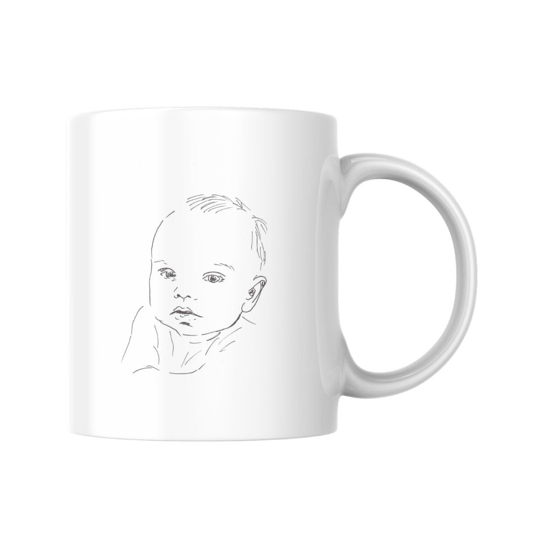 mug custom portrait