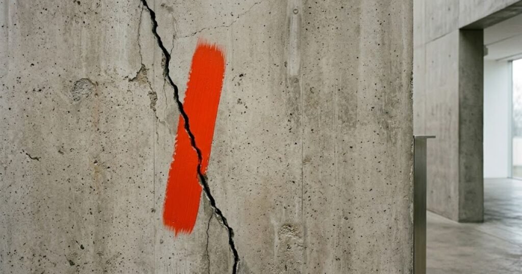 fissure mur